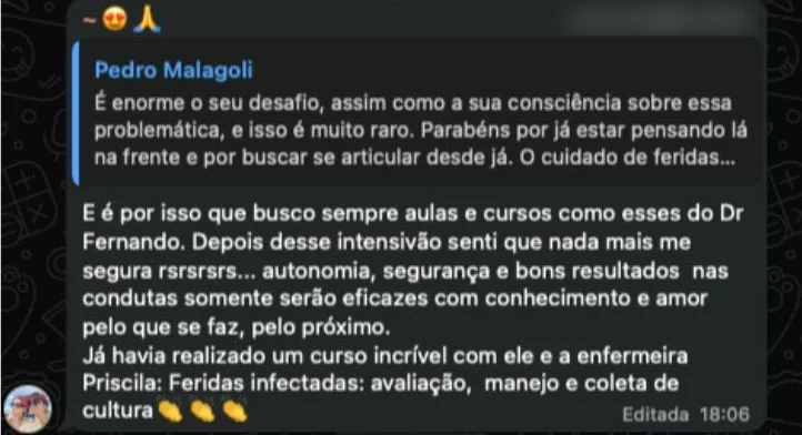Depoimento — Pedro: autonomia, segurança e bons resultados nas condutas