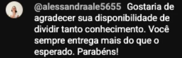 Depoimento — Alessandra: você sempre entrega mais do que o esperado